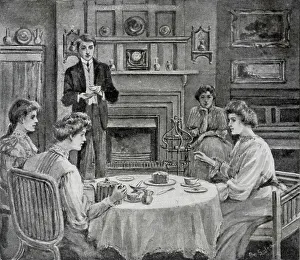 Parlour Prints: Afternoon tea 1906
