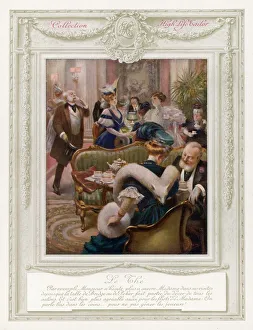 Aristocratic Collection: Afternoon tea in a fashionable French home