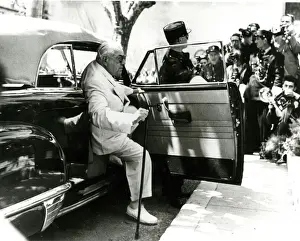 Shah Prints: The Aga Khan arrives for the wedding of his son