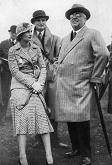 Khan Collection: The Aga Khan with Margaret Whigham & Mr Waddington