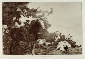Agree Gallery: They do not agree. Plate 17 of The Disasters of War