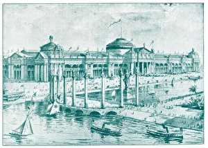 Images Dated 18th January 2019: Agricultural Building, Worlds Fair Exhibition, Chicago, USA