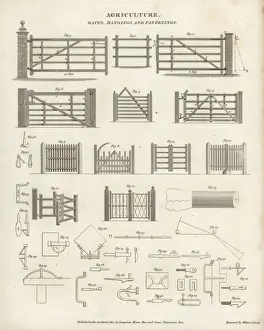 Hangings Prints: Agricultural gates and hangings