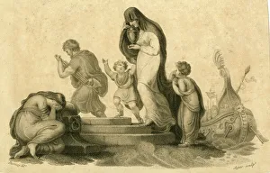 Images Dated 14th September 2018: Agrippina landing with the ashes of Germanicus
