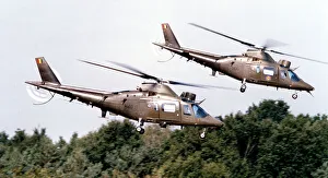 Hirundo Prints: Agusta A109BA Hirundo H-40 - OT-AKH and H-30 - OT-AKL