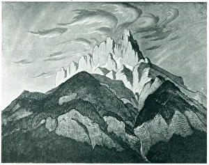 Mountainous Prints: Aiguille Varaus, Haute Savoie