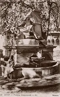 Algerian Prints: Ain El Fouara Fountain - Setif, Algeria, North Africa