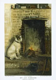 Peacefully Prints: My Ain Fireside by S. Carter