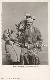 Population Prints: Ainu Couple - Japan