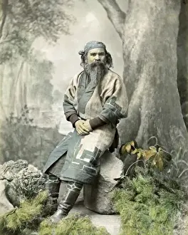 Ainu Prints: Ainu Man, Japan