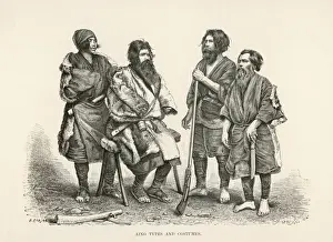 Ainu Prints: Ainu Men / Japan