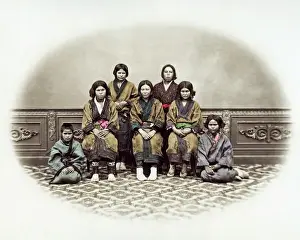 Ainu Prints: Ainu women, Japan