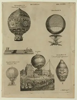 Tissandier Prints: Air-balloons