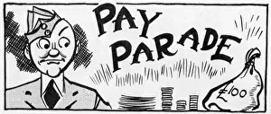 Paid Prints: Air cadet on Pay Parade