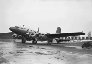 Charter Prints: Air Charter Limited Acl, UK Avro Tudor Parked at Hamburg?