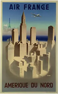 Onslow Auctioneers Prints: AIR FRANCE Amerique du Nord