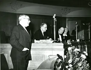 Proposes Prints: Air Marshal Sir Owen Jones, left, proposes the vote of t?
