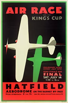 1934 Collection: Air Race for the Kings Cup Poster