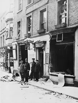 Air Raid damage during World War I