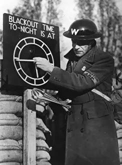 Kingston Prints: An air raid warden for Kingston