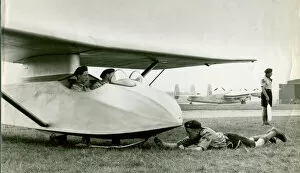 Air Scouts learning to glide