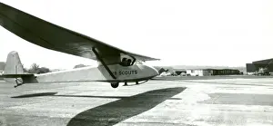 Learns Prints: Air Scouts taking off in glider