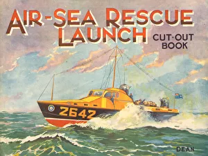 Instructions Prints: Air-Sea Rescue Launch Cut-Out Book