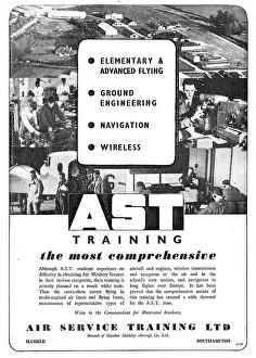 Wireless Prints: Air Service Training. AST Flying Training. Wireless Training