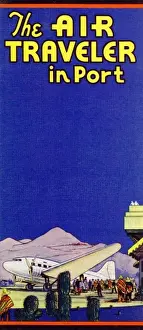 Traveler Prints: The Air Traveler in Port 1939