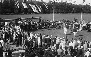Air Show Gallery: An air show in Weimar, aerodrome, C. 1930