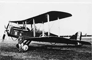 Airco DH4, (on the ground, forward view)