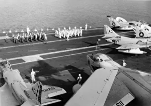 Aircraft on the deck of the USS Independence