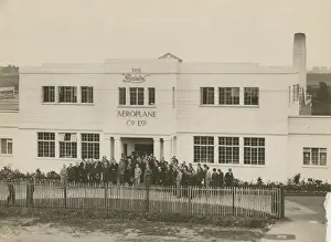 An aircraft firms visit in front of the staff