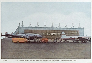 Air Port Gallery: Aircraft refuelling at Gander, Newfoundland
