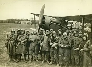 Squadron Prints: Aircrew of No. 22 Squadron RFC with Bristol F2B Fighter