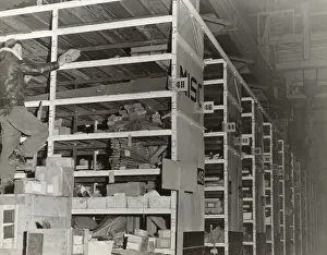 Erding Prints: An Airman in a Sheepskin Jacket Climbing a Ladder in a W?