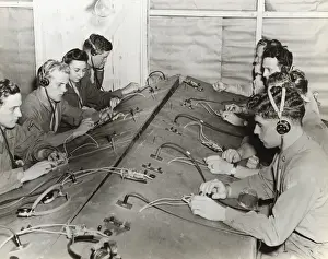 Erding Prints: Airmen Attending a Radio Communication Class at the Head?