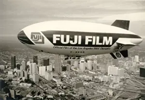 Industries Prints: Airship Industries Skyship 500-04, G-SKSB, over Atlanta