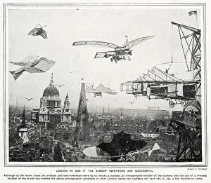Concerns Prints: If Airship Inventors are Successful 1908