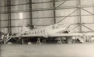 Airspeed Gallery: Airspeed AS5 Courier, G-ACVF, during rebuilding