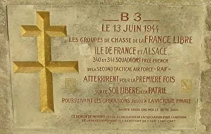 Liberated Prints: Airstrip B3 Memorial, Free French Sqns, Ste Croix