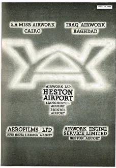 Airwork and Aerofilms At Heston Airport