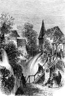Waterfall Prints: Aix-les-Bains, France - Cascade de Cresy