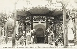 Savoie Prints: Aix-les-Bains - Source de St Simon
