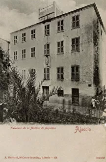 Corsica Collection: Ajaccio, Corsica, France - Exterior of the Home of Napoleon