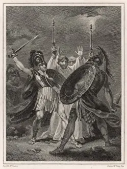 Fights Prints: Ajax Fights Hector