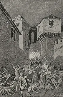 Uprising Prints: Al-Andalus. Period of civil war between the Umayyad