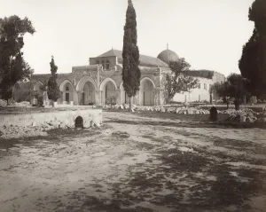 Place Of Worship Prints: Al-Aqsa mosque Jerusalem, Palestine, now modern Israel
