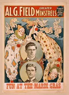 Minstrels Prints: Al. G. Field Greater Minstrels oldest 23rd year, best