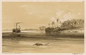 Steam Boat Prints: Al Qurnah, Iraq (Kurnah)